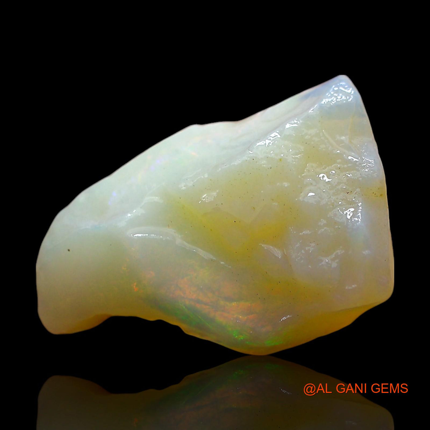 5.00 Cts Natural Australian Fire Opal Fancy Rough Loose Gemstone For Jewelry 16x11x5 mm RE-375