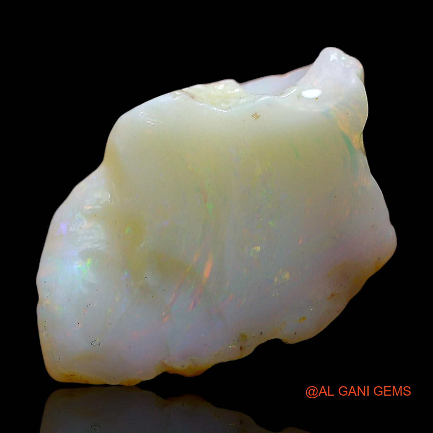 5.00 Cts Natural Australian Fire Opal Loose Gemstone Fancy Rough 17x11x7 mm RE-376