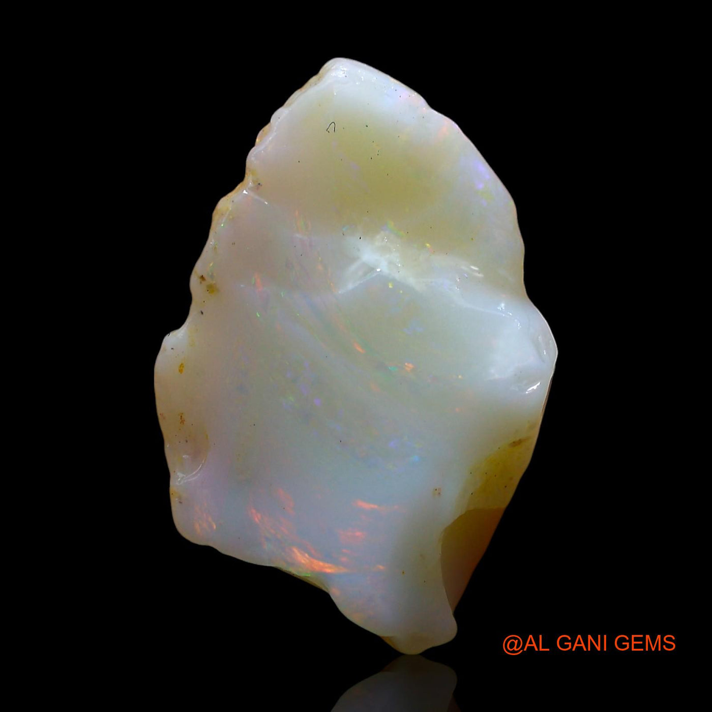 5.00 Cts Natural Australian Fire Opal Loose Gemstone Fancy Rough 17x11x7 mm RE-376