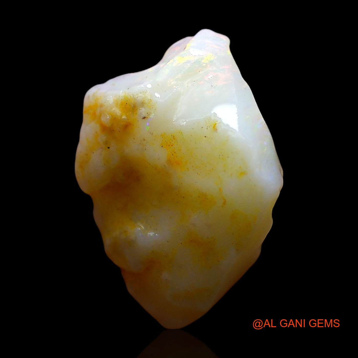 5.00 Cts Natural Australian Fire Opal Loose Gemstone Fancy Rough 17x11x7 mm RE-376