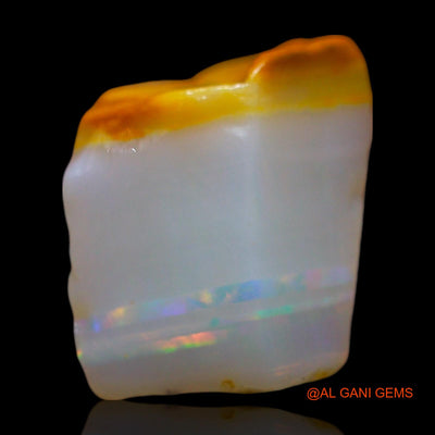 7.00 Cts Natural Australian Fire Opal Loose Gemstone Fancy Rough 17x10x8 mm RE-379