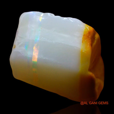 7.00 Cts Natural Australian Fire Opal Loose Gemstone Fancy Rough 17x10x8 mm RE-379