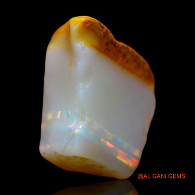 7.00 Cts Natural Australian Fire Opal Loose Gemstone Fancy Rough 17x10x8 mm RE-379