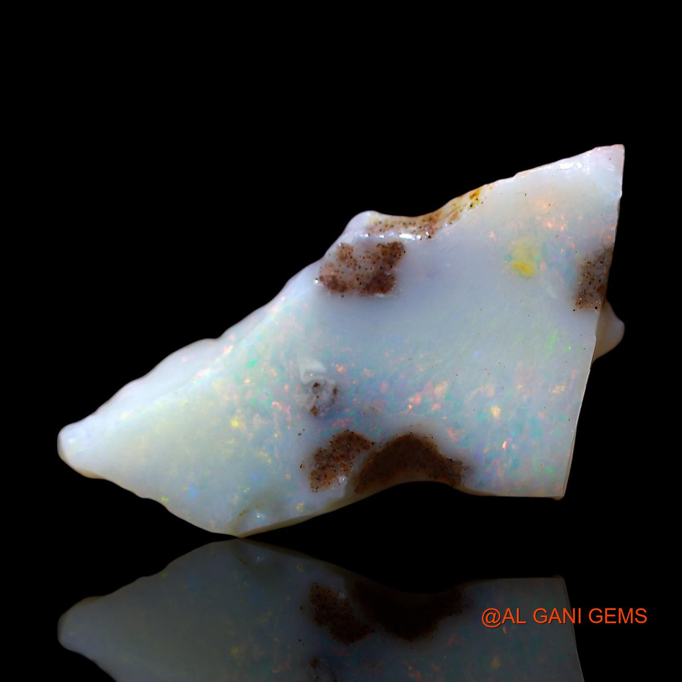 3.00 Cts Natural Australian Fire Opal Loose Gemstone Fancy Rough 20x10x3 mm RE-381