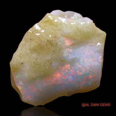 4.00 Cts Unheated Australian Fire Opal Loose Gemstone Fancy Rough Natural 15x13x3 mm RE-382