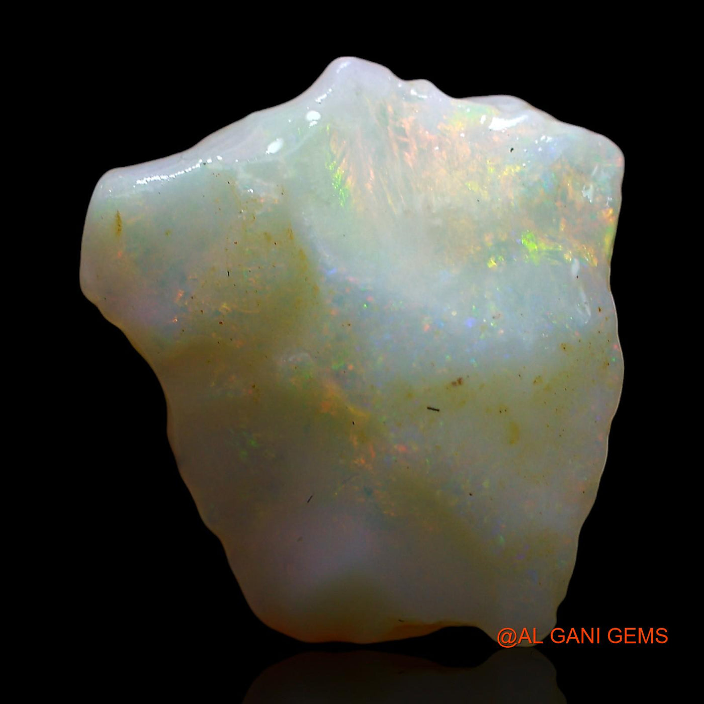 4.00 Cts Natural Australian Fire Opal Fancy Rough Loose Gemstone For Jewelry 15x14x5 mm RE-383