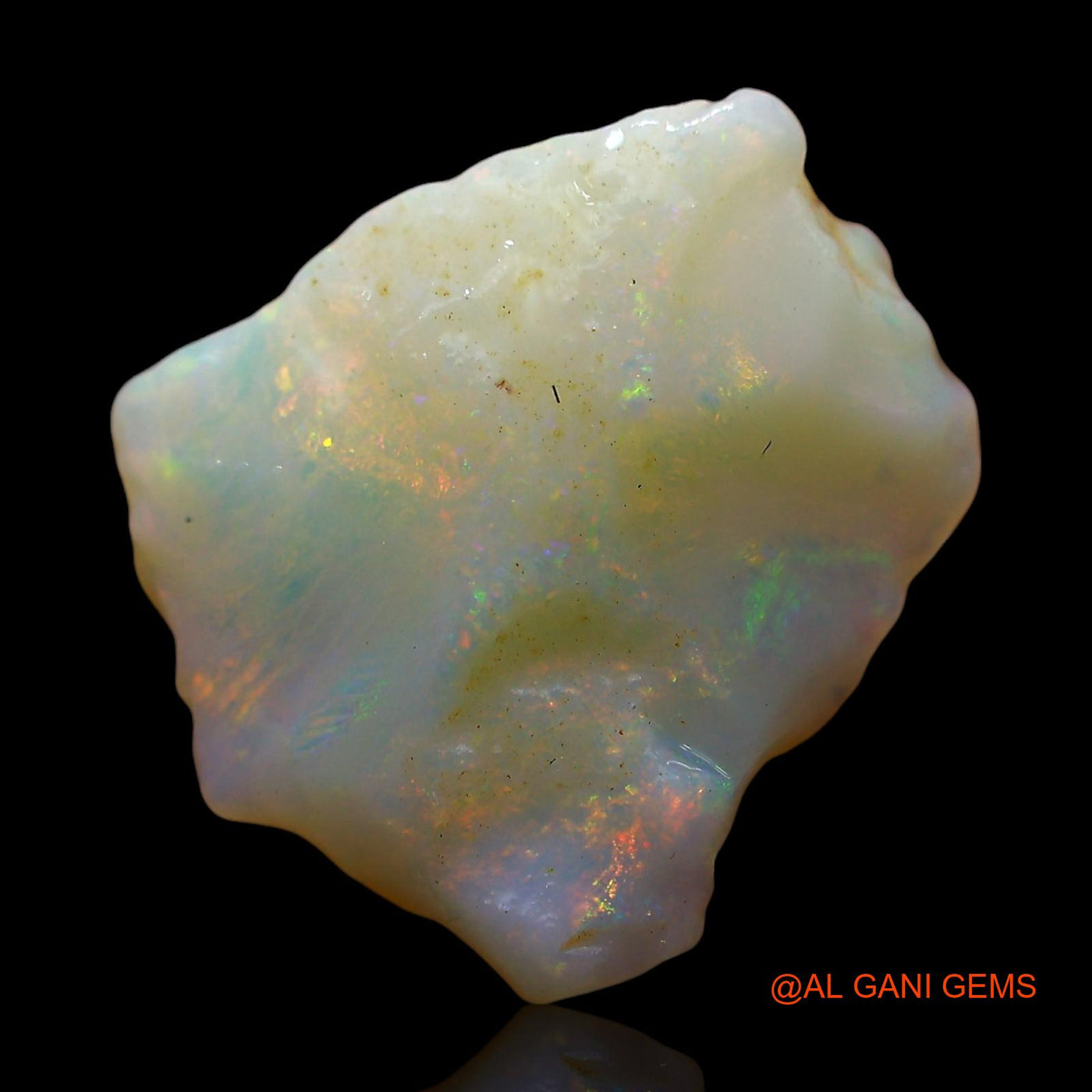 4.00 Cts Natural Australian Fire Opal Fancy Rough Loose Gemstone For Jewelry 15x14x5 mm RE-383