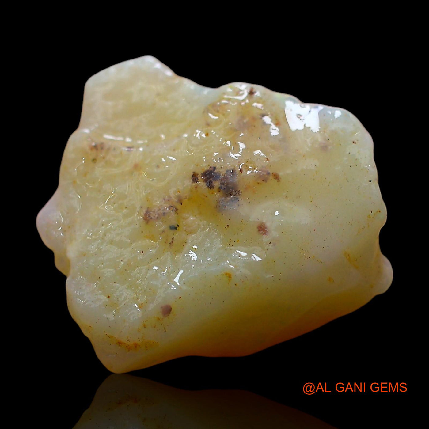 4.00 Cts Natural Australian Fire Opal Fancy Rough Loose Gemstone For Jewelry 15x14x5 mm RE-383