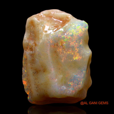 4.00 Cts Natural Australian Fire Opal Loose Gemstone Fancy Rough 15x10x5 mm RE-393