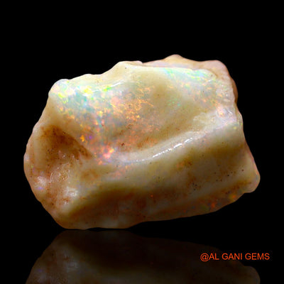 4.00 Cts Natural Australian Fire Opal Loose Gemstone Fancy Rough 15x10x5 mm RE-393