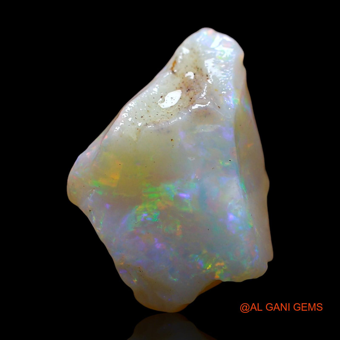 Natural Fire Opal Gemstone 5.00 Cts Loose Fancy Rough From Australia 16x11x7 mm RE-394