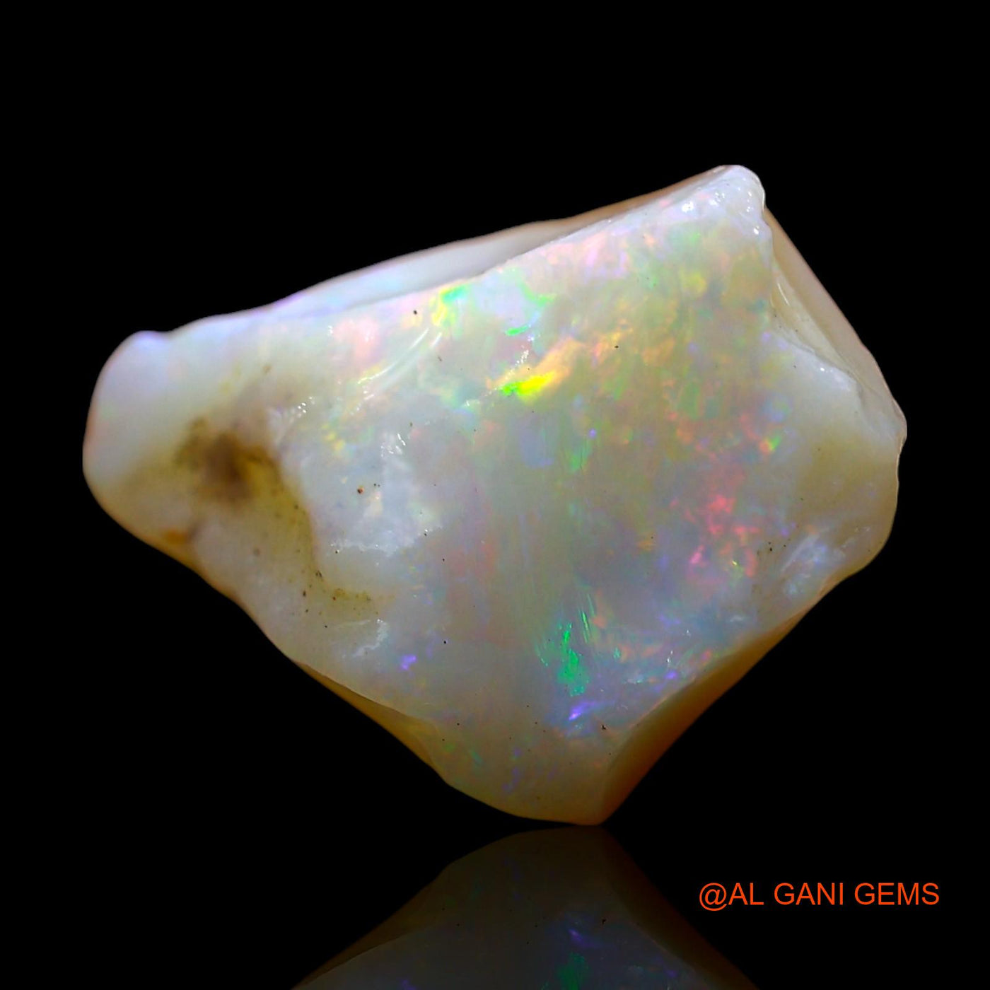 Natural Fire Opal Gemstone 5.00 Cts Loose Fancy Rough From Australia 16x11x7 mm RE-394