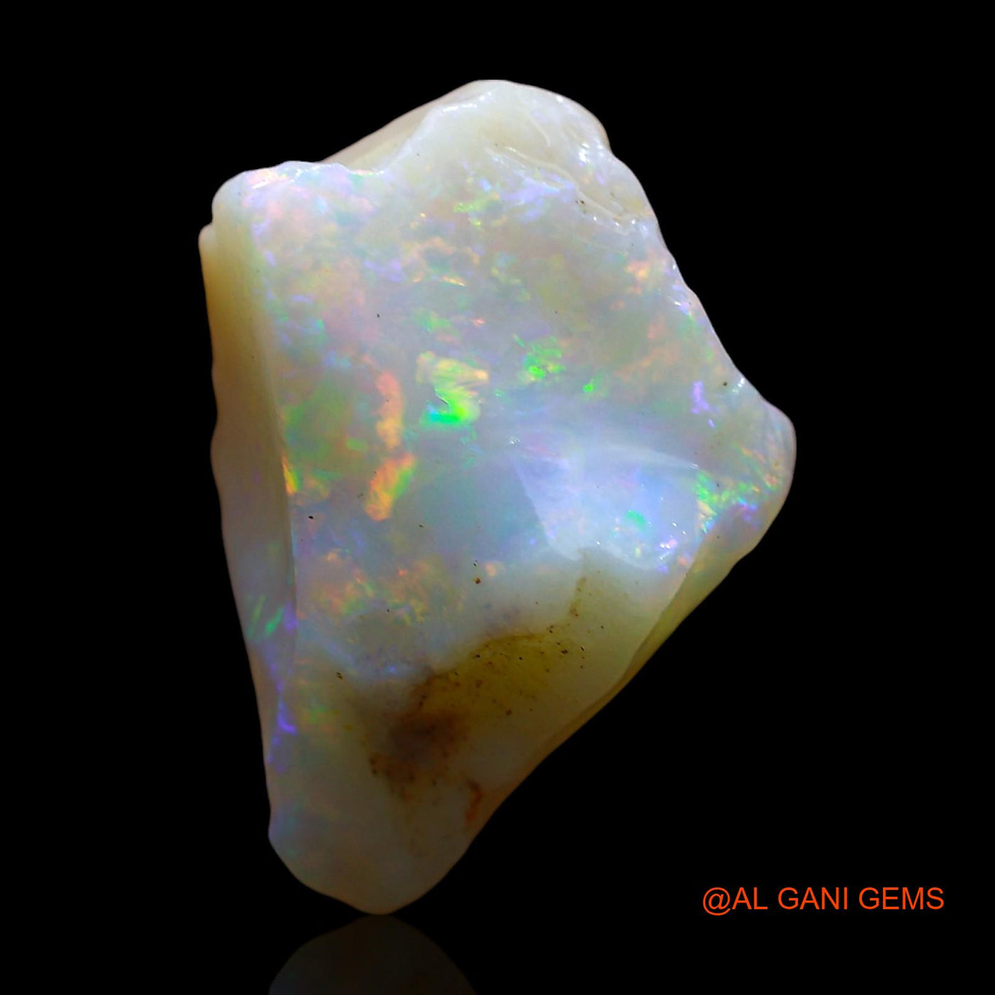 Natural Fire Opal Gemstone 5.00 Cts Loose Fancy Rough From Australia 16x11x7 mm RE-394