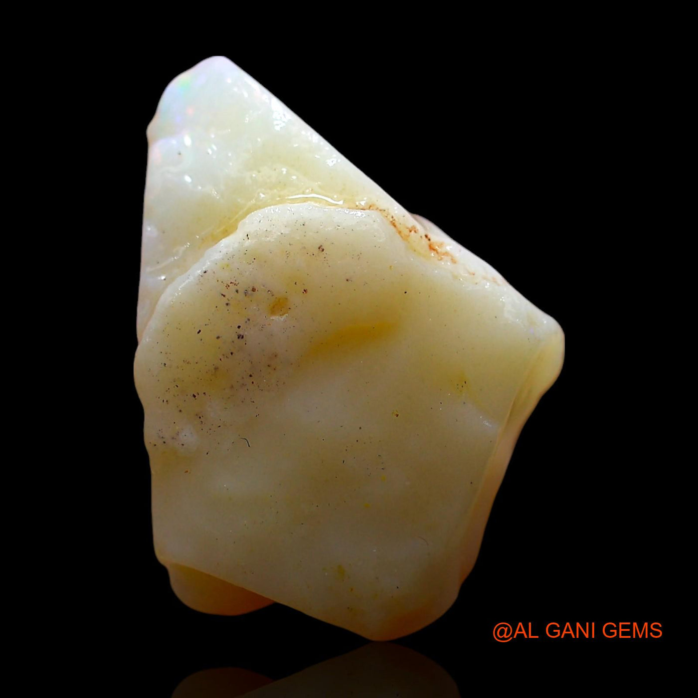 Natural Fire Opal Gemstone 5.00 Cts Loose Fancy Rough From Australia 16x11x7 mm RE-394