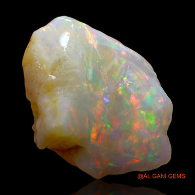 Natural Untreated Fire Opal Loose Gemstone Fancy Rough From Australia 3.00 Cts 15x11x5 mm RE-396