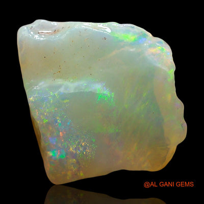 Natural Untreated Fire Opal Loose Gemstone Fancy Rough From Australia 4.00 Cts 12x11x4 mm RE-398
