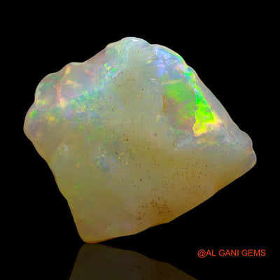 Natural Untreated Fire Opal Loose Gemstone Fancy Rough From Australia 4.00 Cts 12x11x4 mm RE-398