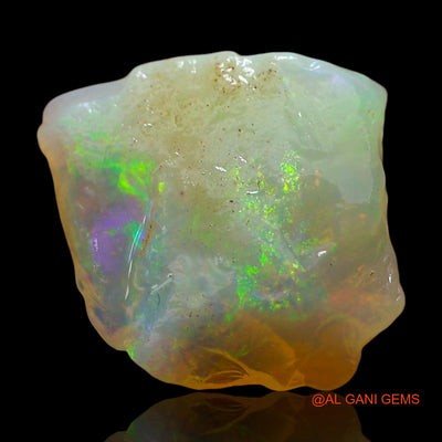 Natural Untreated Fire Opal Loose Gemstone Fancy Rough From Australia 4.00 Cts 12x11x4 mm RE-398