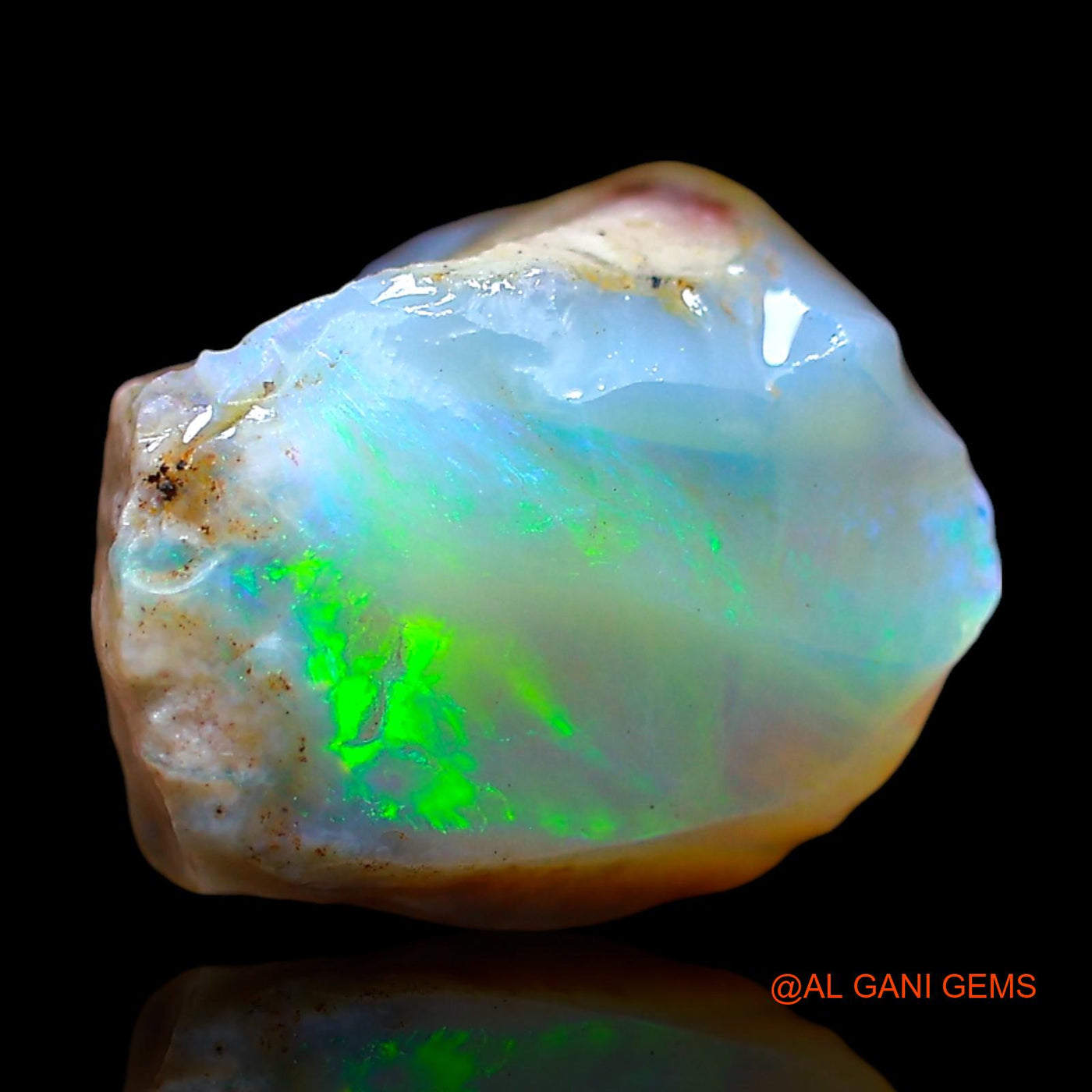 5.00 Cts Natural Australian Fire Opal Fancy Rough Loose Gemstone For Jewelry 12x10x9 mm RE-399