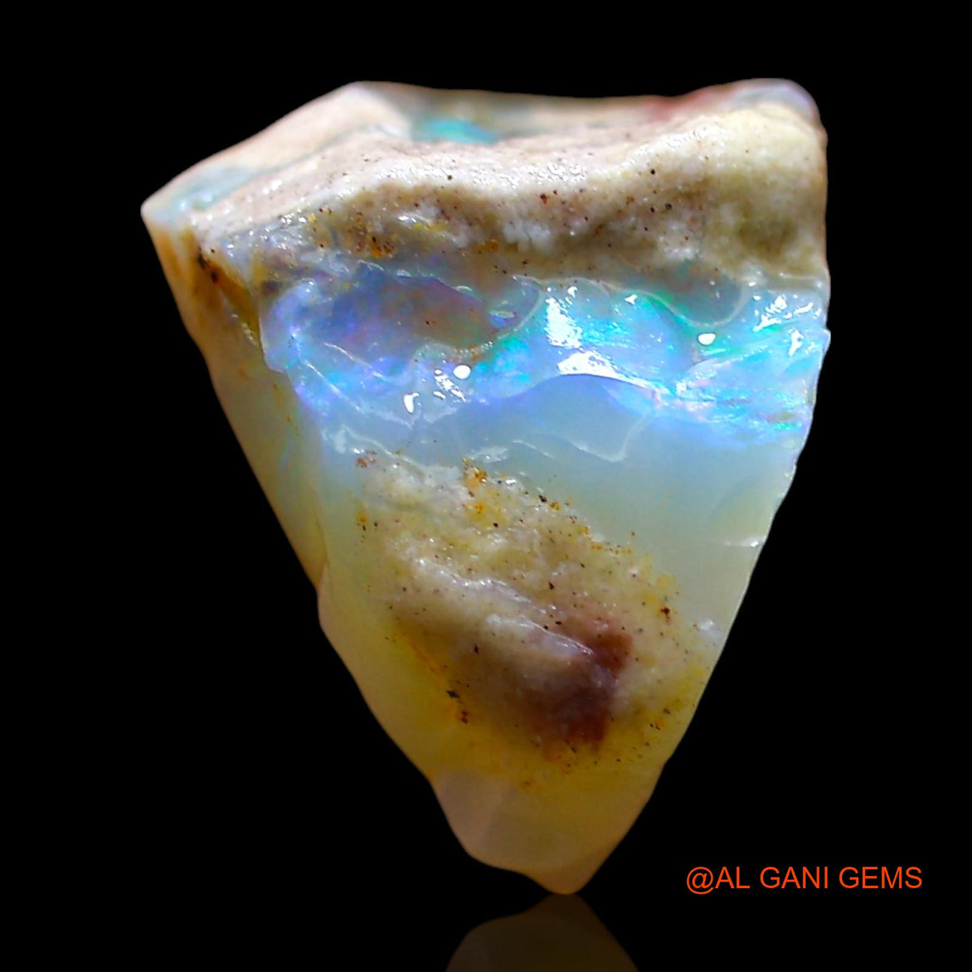 5.00 Cts Natural Australian Fire Opal Fancy Rough Loose Gemstone For Jewelry 12x10x9 mm RE-399
