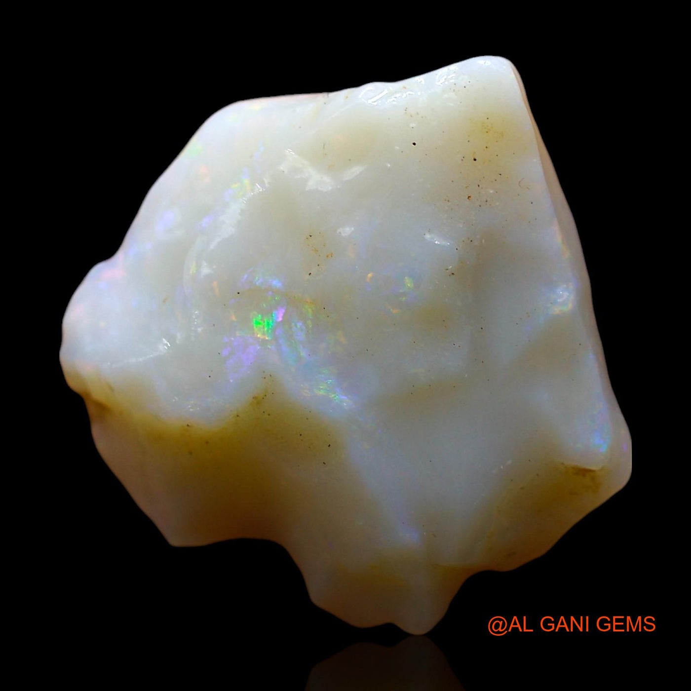 7.00 Cts Natural Australian Fire Opal Loose Gemstone Fancy Rough 17x16x5 mm RE-39
