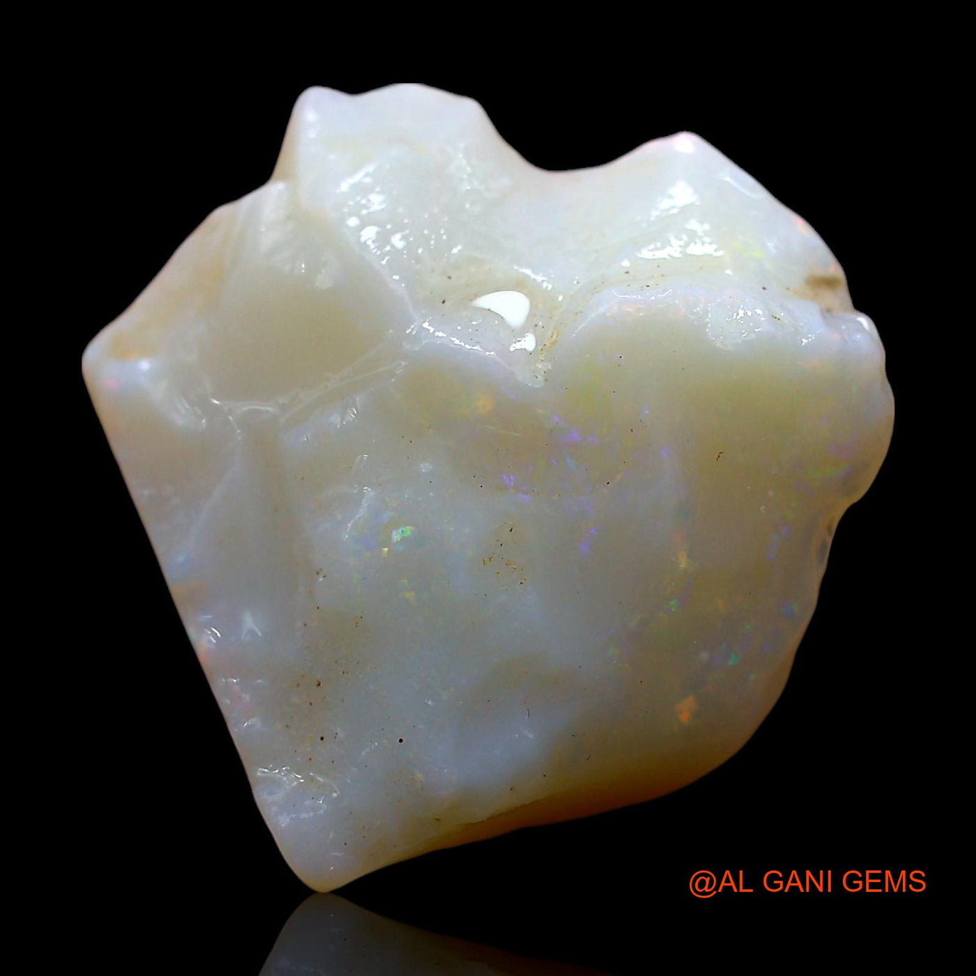 7.00 Cts Natural Australian Fire Opal Loose Gemstone Fancy Rough 17x16x5 mm RE-39