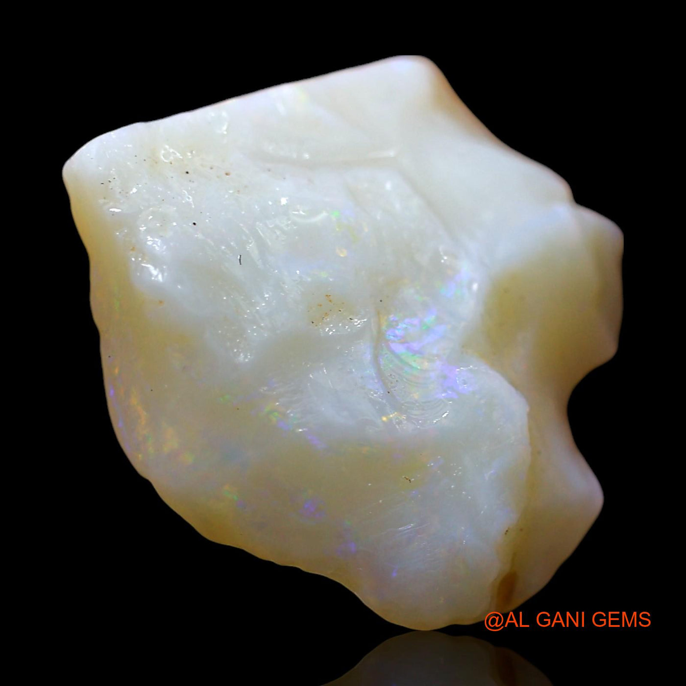 7.00 Cts Natural Australian Fire Opal Loose Gemstone Fancy Rough 17x16x5 mm RE-39
