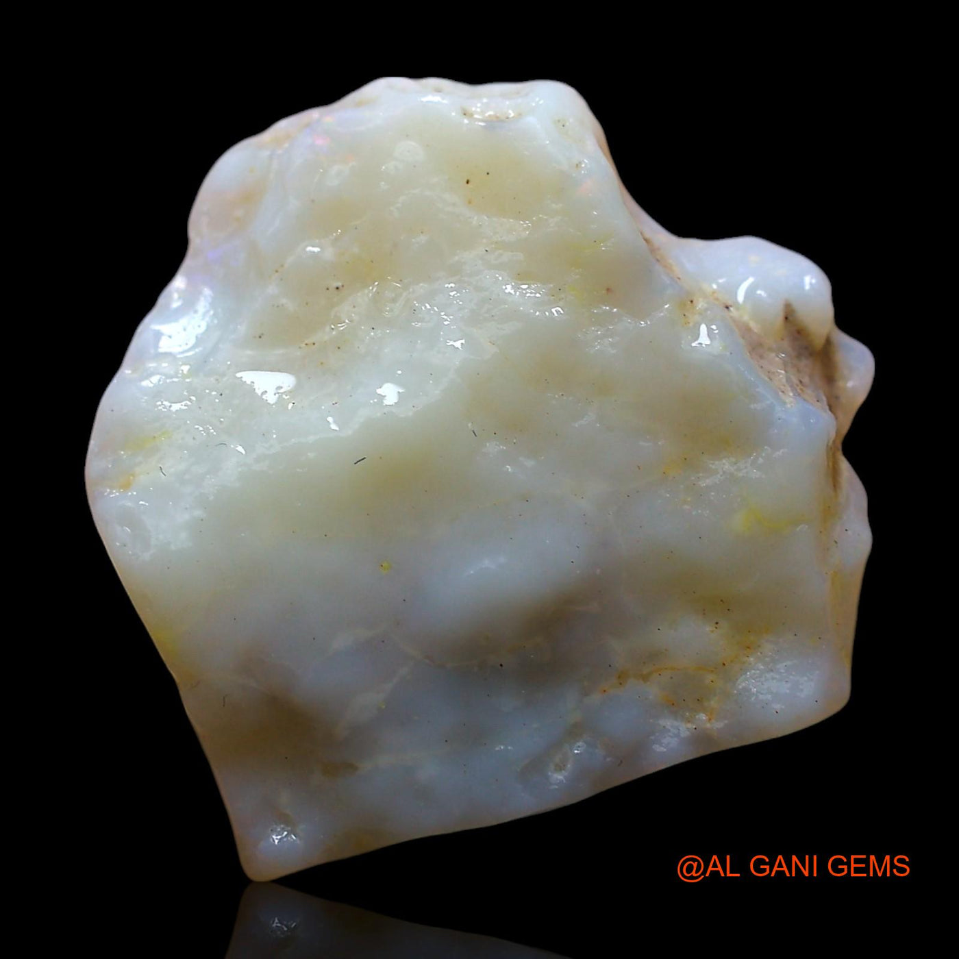 7.00 Cts Natural Australian Fire Opal Loose Gemstone Fancy Rough 17x16x5 mm RE-39