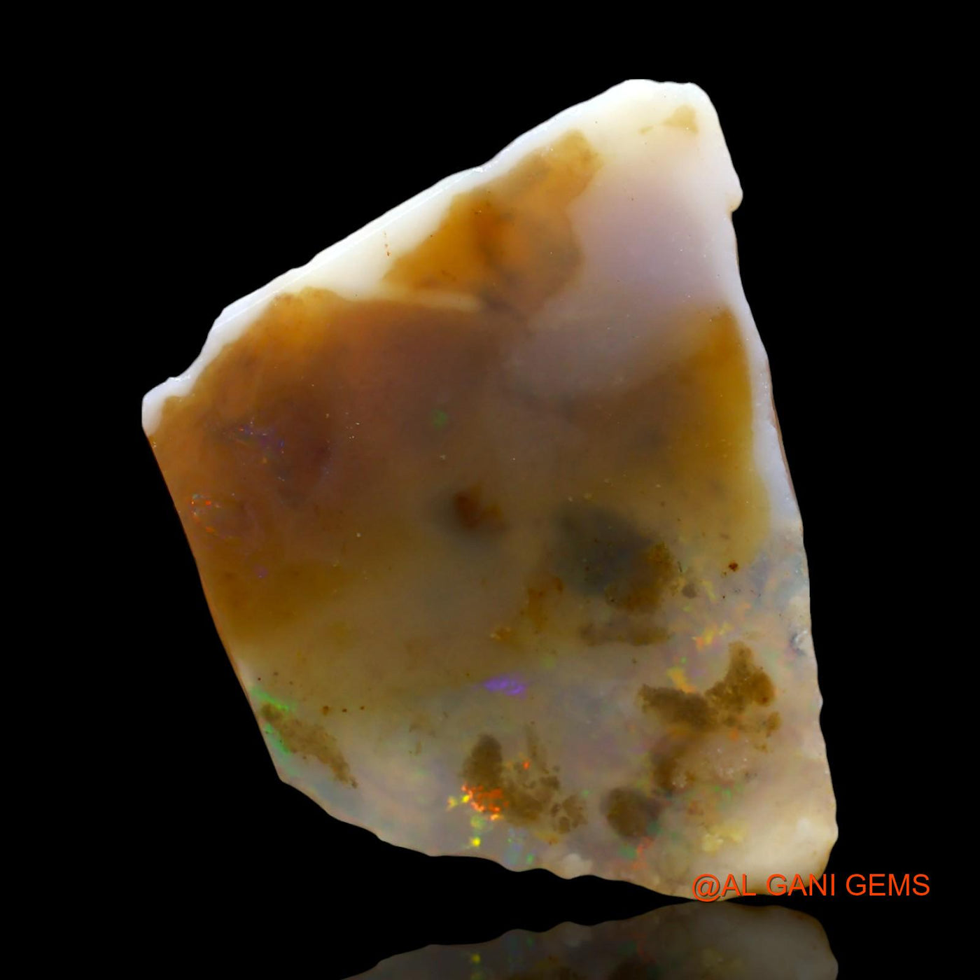 10.00 Cts Natural Australian Fire Opal Loose Gemstone Fancy Rough 23x17x4 mm RE-3