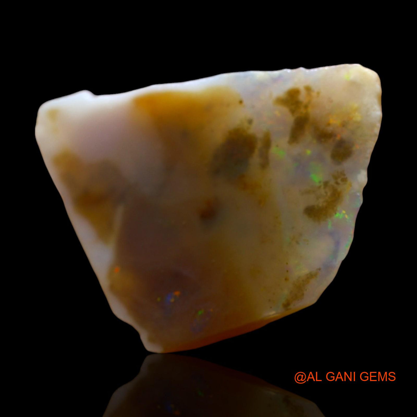 10.00 Cts Natural Australian Fire Opal Loose Gemstone Fancy Rough 23x17x4 mm RE-3