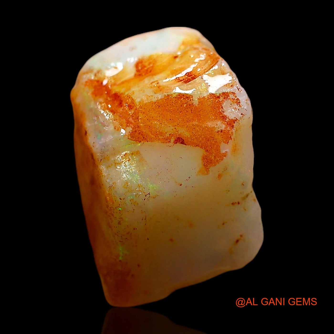 4.00 Cts Natural Australian Fire Opal Fancy Rough Loose Gemstone For Jewelry 13x11x6 mm RE-400