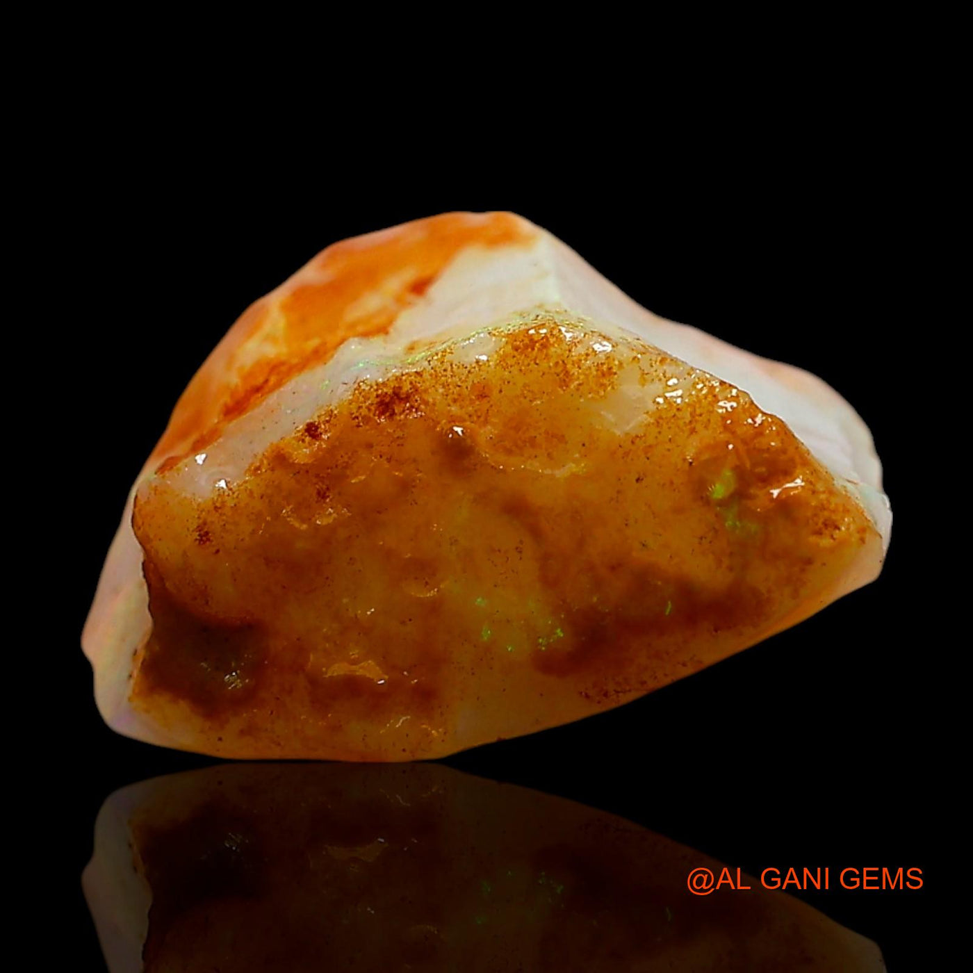 4.00 Cts Natural Australian Fire Opal Fancy Rough Loose Gemstone For Jewelry 13x11x6 mm RE-400