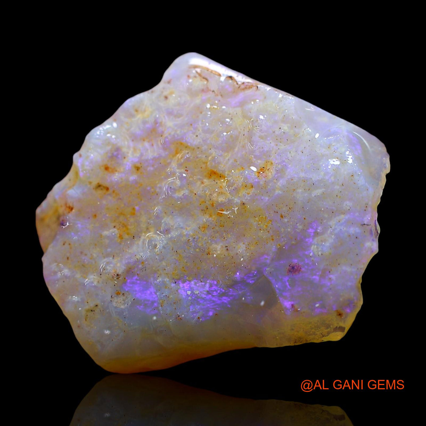 11.00 Cts Natural Australian Fire Opal Loose Gemstone Fancy Rough 23x21x4 mm RE-402