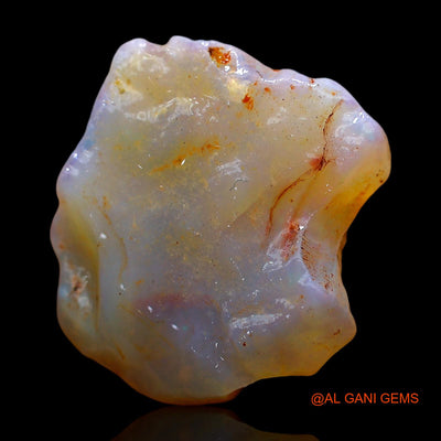 Natural Fire Opal Gemstone 12.00 Cts Loose Fancy Rough From Australia 19x17x7 mm RE-405