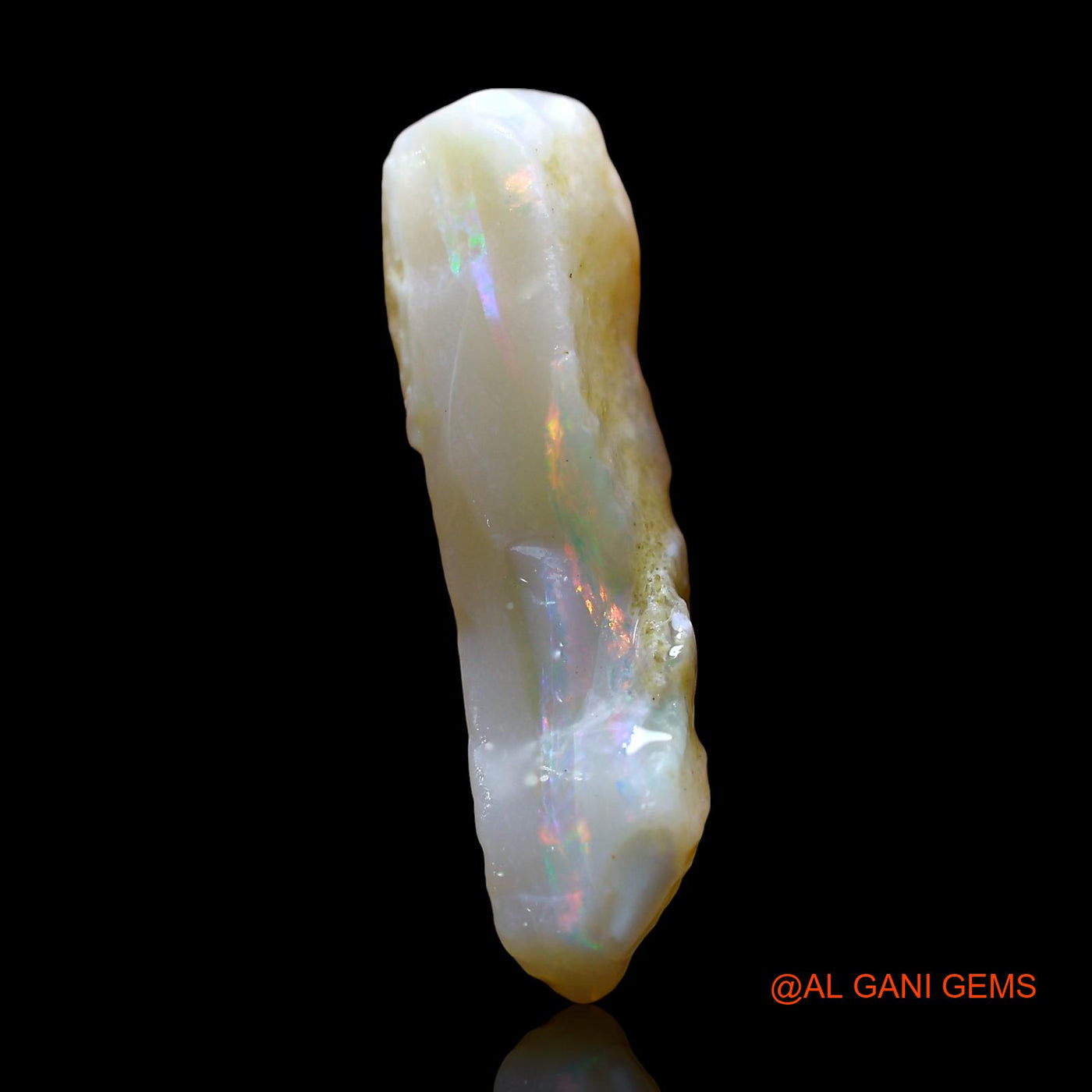 8.00 Cts Natural Australian Fire Opal Loose Gemstone Fancy Rough 25x10x6 mm RE-406