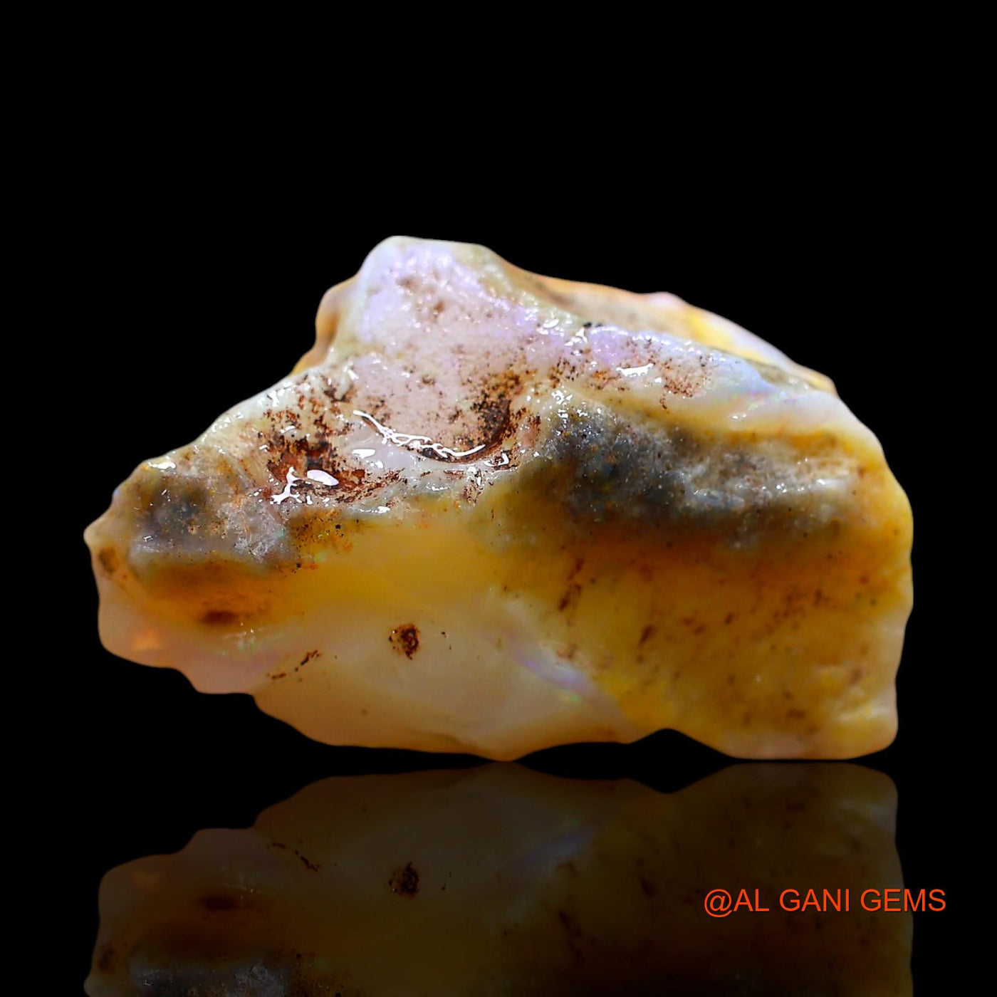 10.00 Cts Natural Australian Fire Opal Fancy Rough Loose Gemstone For Jewelry 20x14x8 mm RE-407
