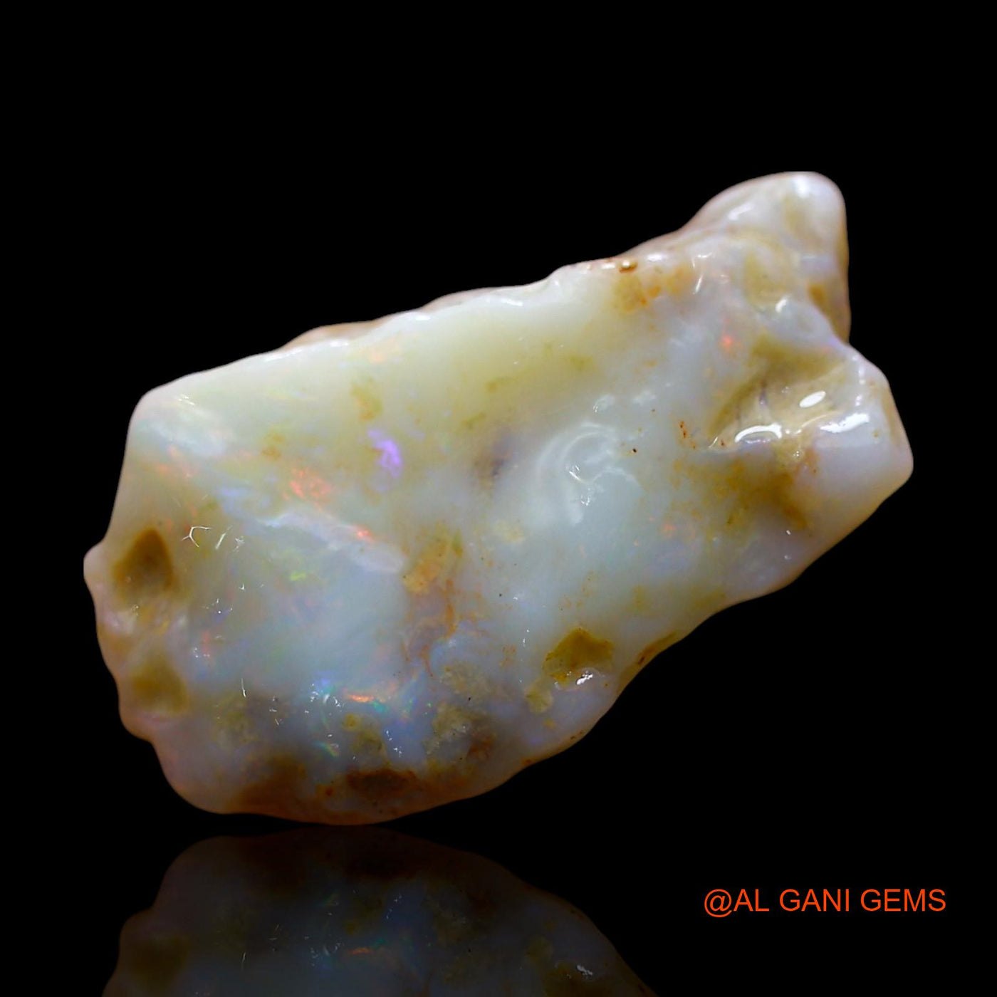 12.00 Cts Unheated Australian Fire Opal Loose Gemstone Fancy Rough Natural 21x13x9 mm RE-408