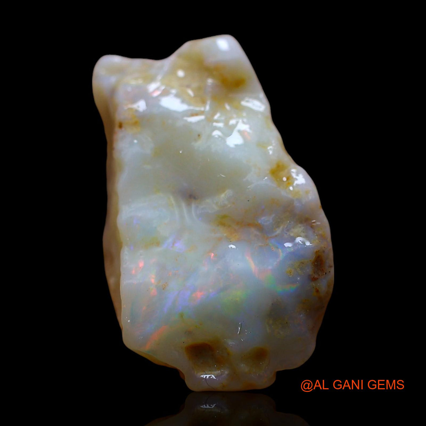 12.00 Cts Unheated Australian Fire Opal Loose Gemstone Fancy Rough Natural 21x13x9 mm RE-408