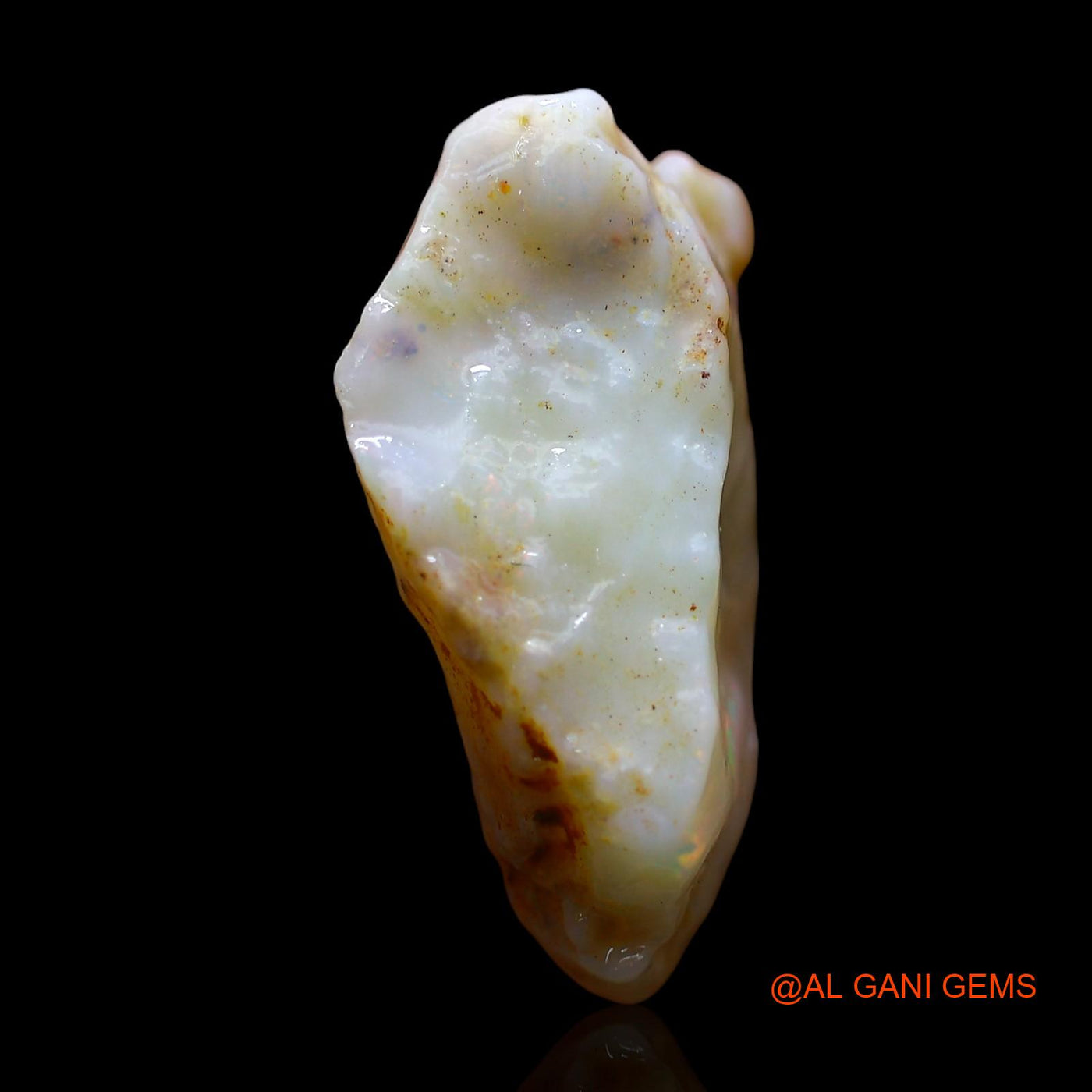 12.00 Cts Unheated Australian Fire Opal Loose Gemstone Fancy Rough Natural 21x13x9 mm RE-408