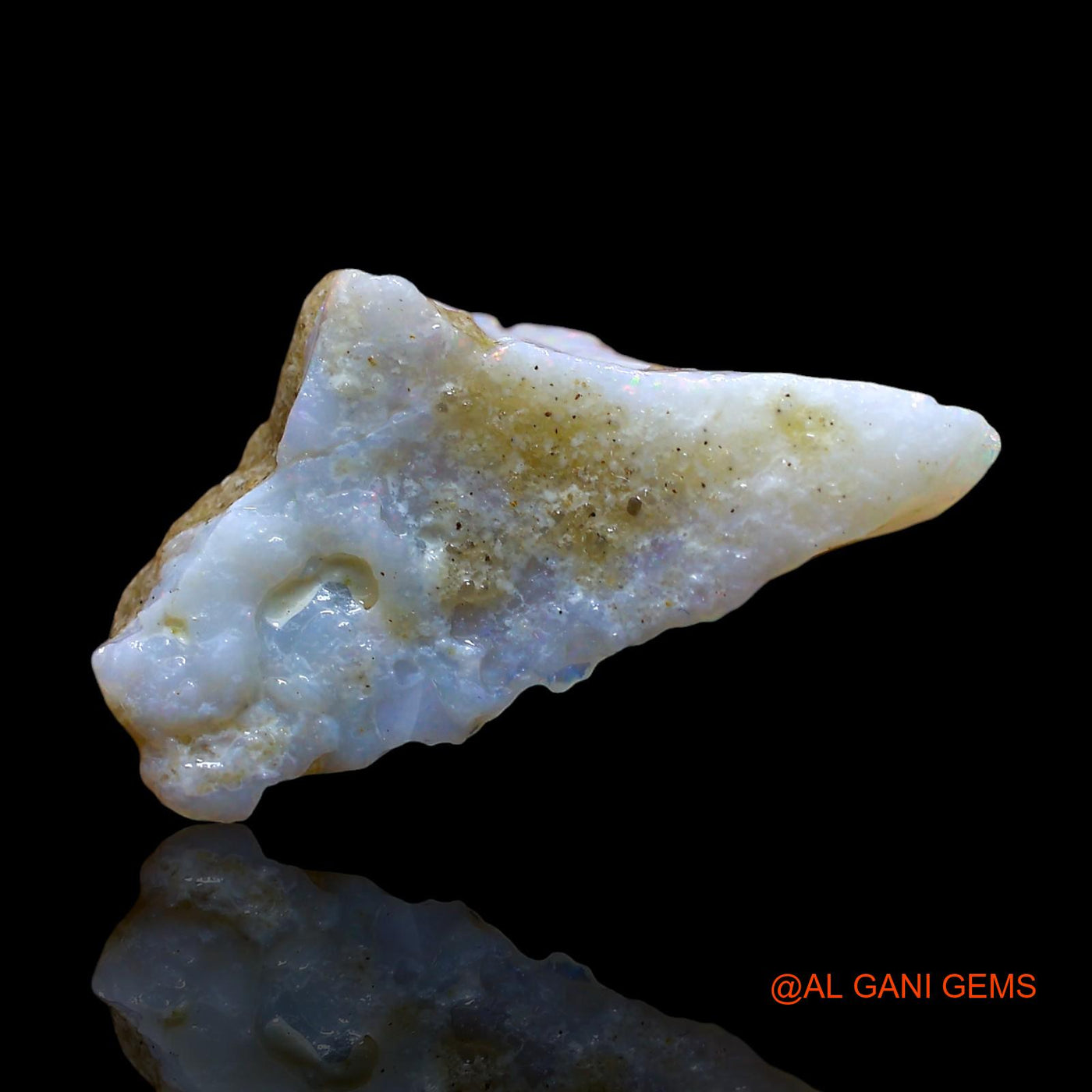 7.00 Cts Natural Australian Fire Opal Loose Gemstone Fancy Rough 23x13x7 mm RE-409