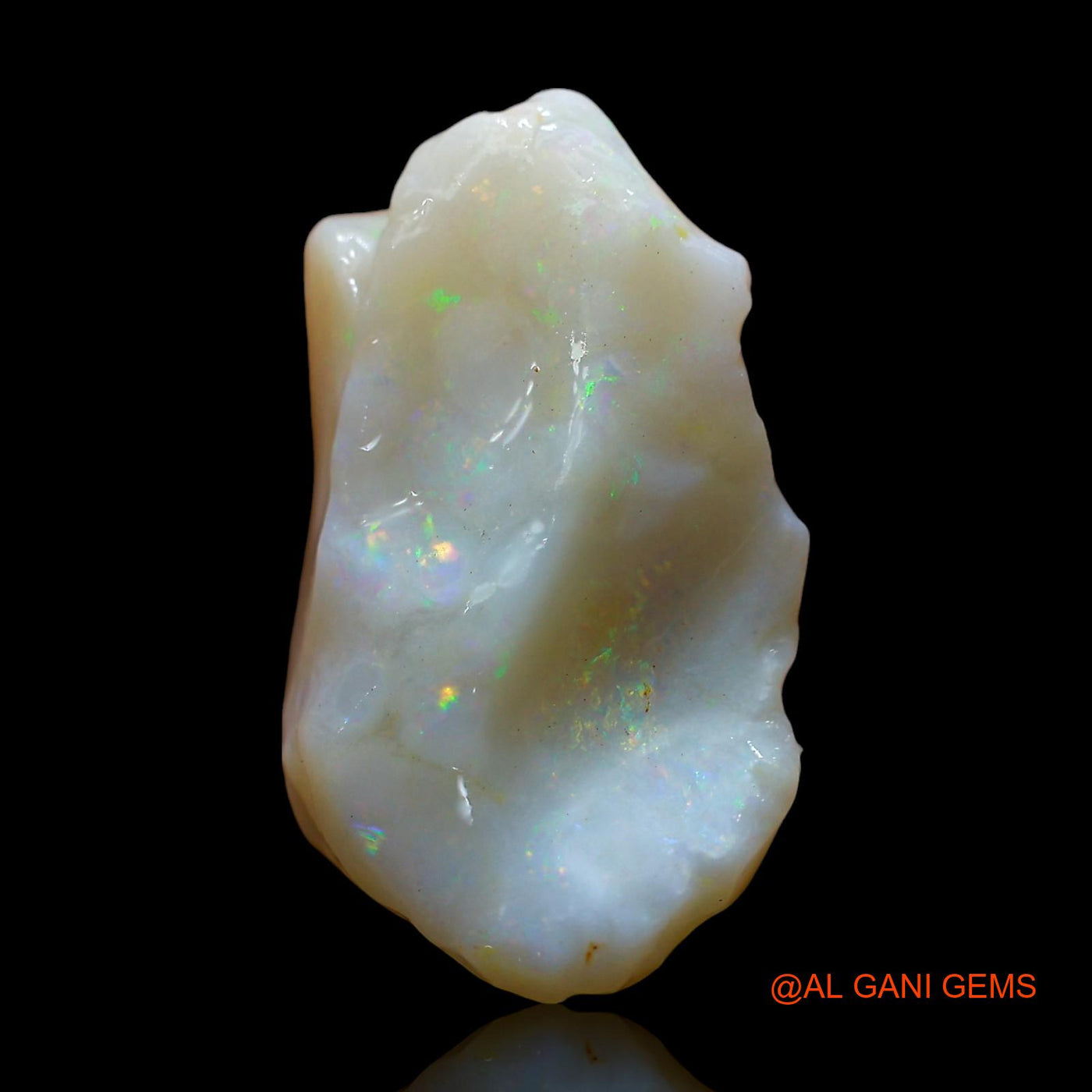 Natural Untreated Fire Opal Loose Gemstone Fancy Rough From Australia 12.00 Cts 21x15x11 mm RE-410