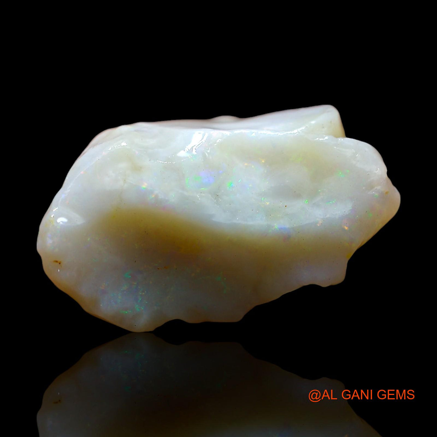 Natural Untreated Fire Opal Loose Gemstone Fancy Rough From Australia 12.00 Cts 21x15x11 mm RE-410