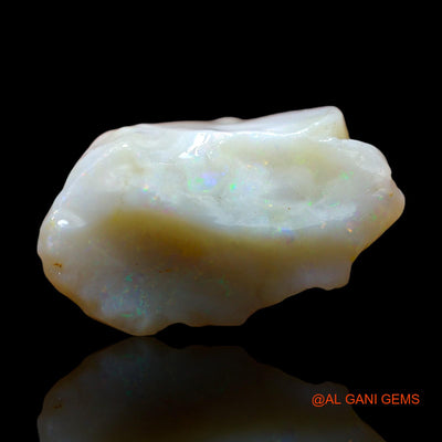 Natural Untreated Fire Opal Loose Gemstone Fancy Rough From Australia 12.00 Cts 21x15x11 mm RE-410