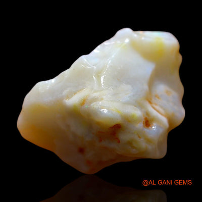 Natural Untreated Fire Opal Loose Gemstone Fancy Rough From Australia 12.00 Cts 21x15x11 mm RE-410