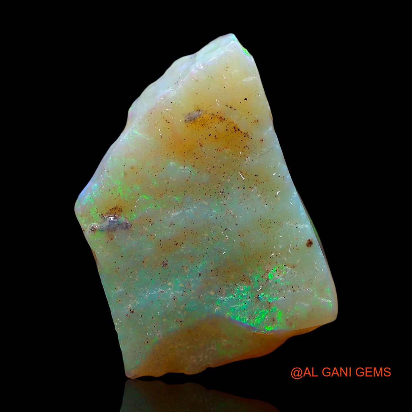 5.00 Cts Natural Australian Fire Opal Loose Gemstone Fancy Rough 19x13x3 mm RE-411