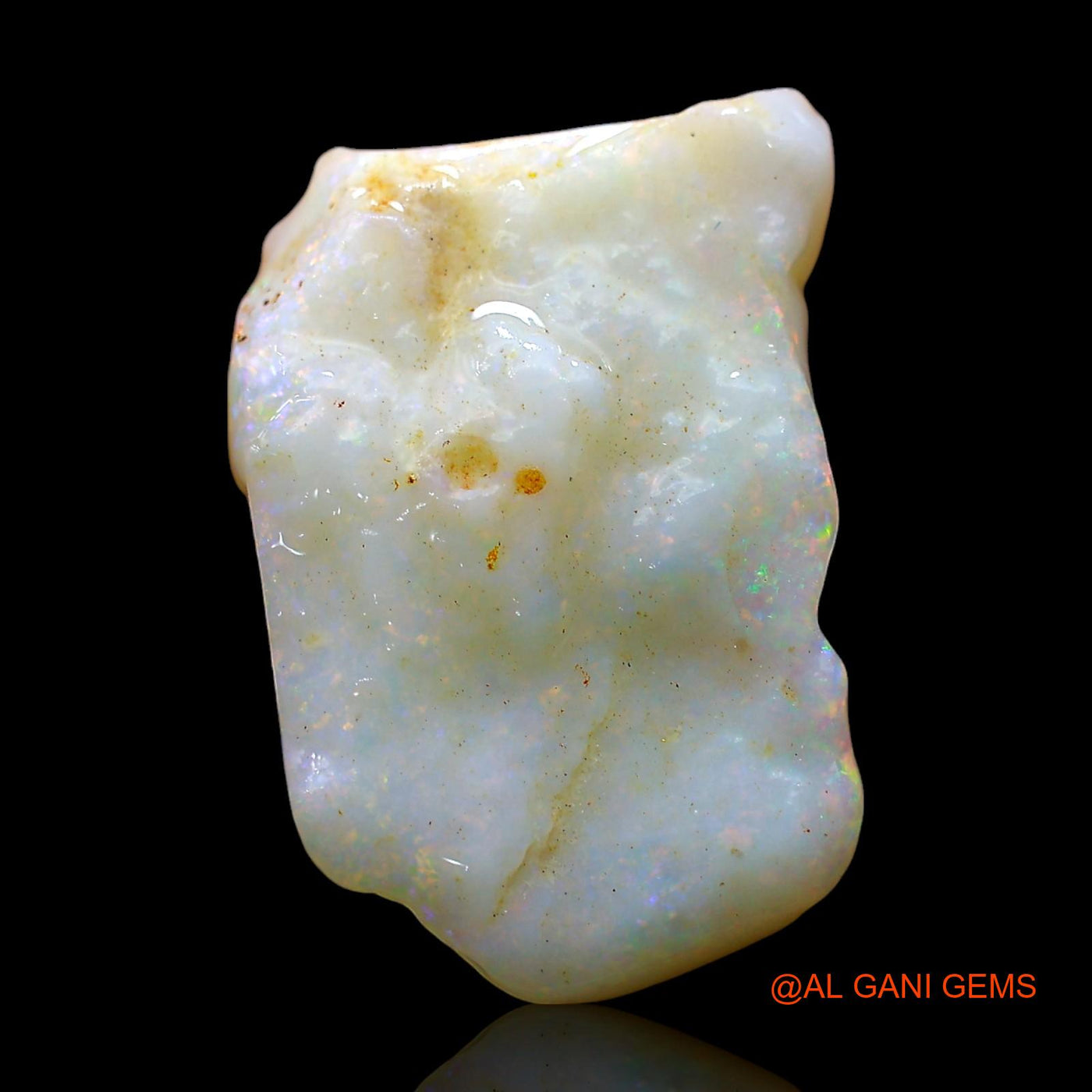 7.00 Cts Natural Australian Fire Opal Loose Gemstone Fancy Rough 20x14x5 mm RE-413