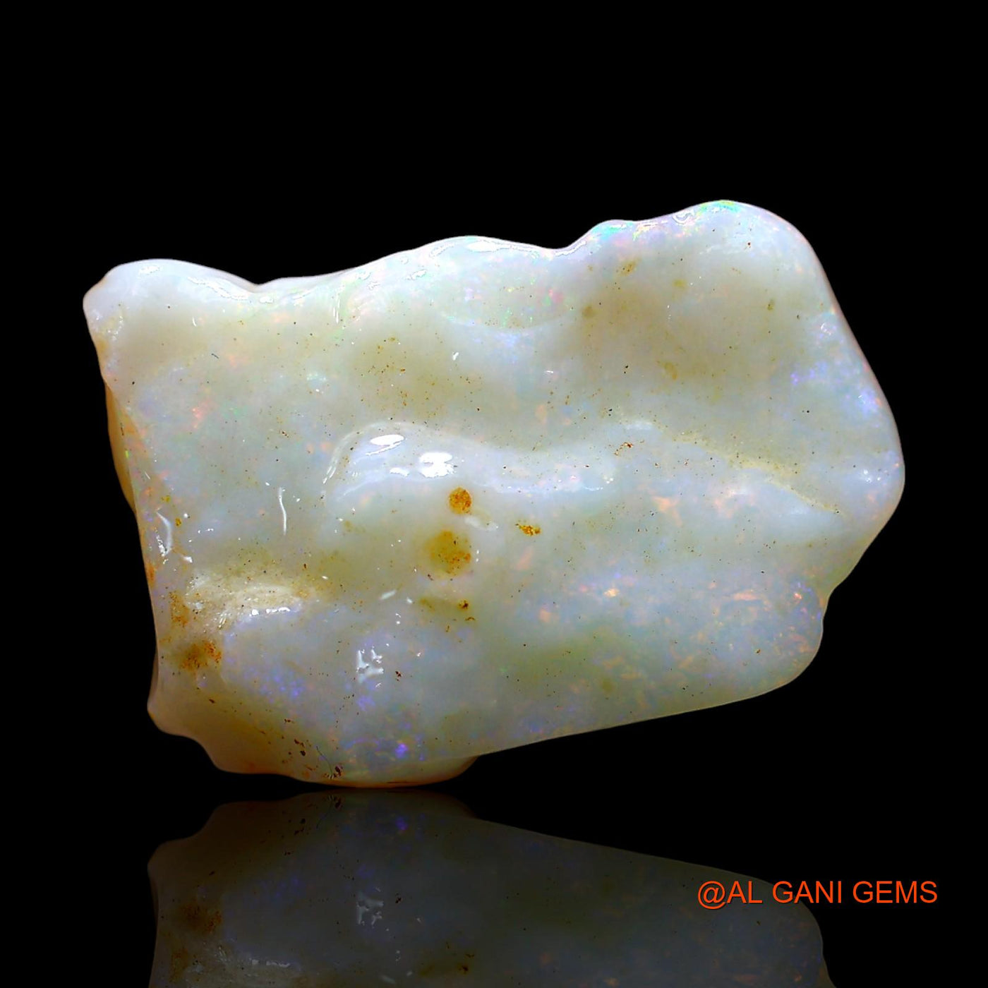 7.00 Cts Natural Australian Fire Opal Loose Gemstone Fancy Rough 20x14x5 mm RE-413