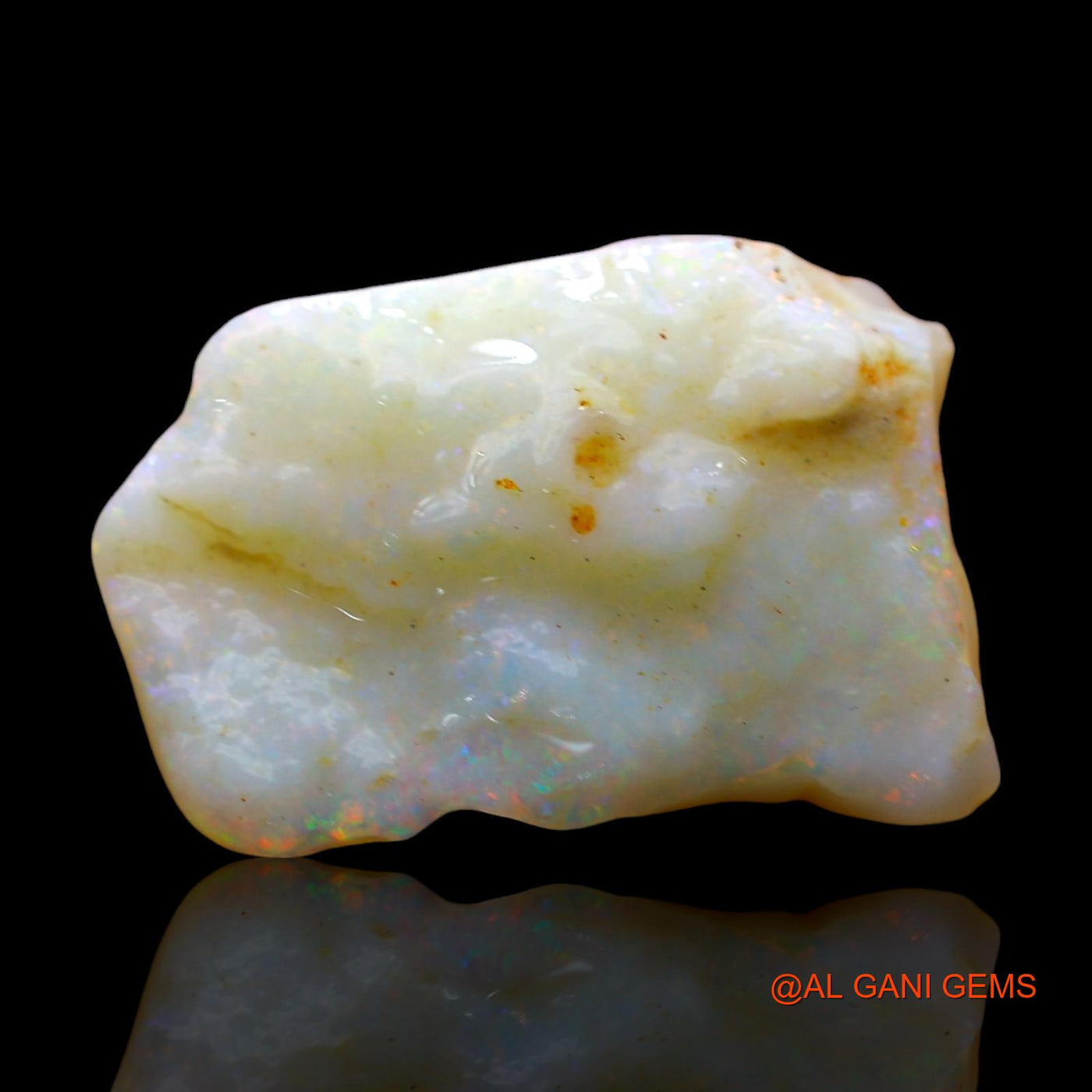 7.00 Cts Natural Australian Fire Opal Loose Gemstone Fancy Rough 20x14x5 mm RE-413