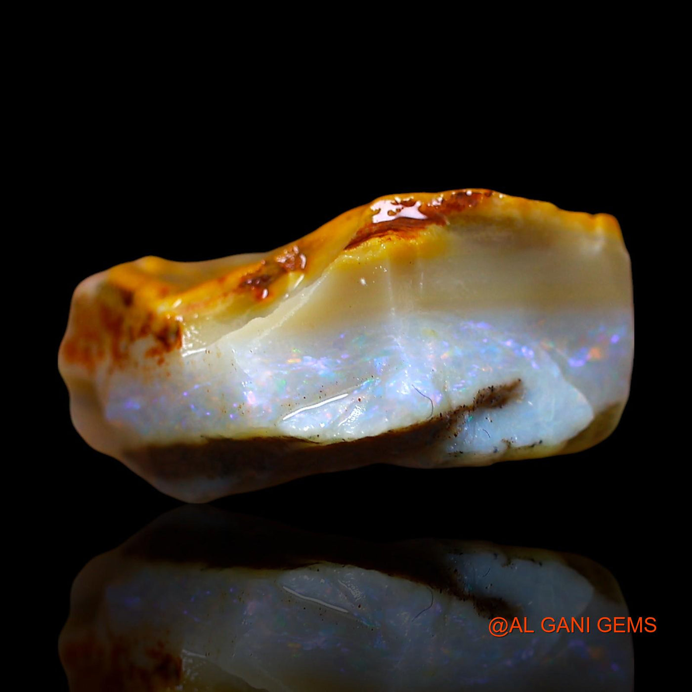 12.00 Cts Natural Australian Fire Opal Fancy Rough Loose Gemstone For Jewelry 17x14x8 mm RE-420