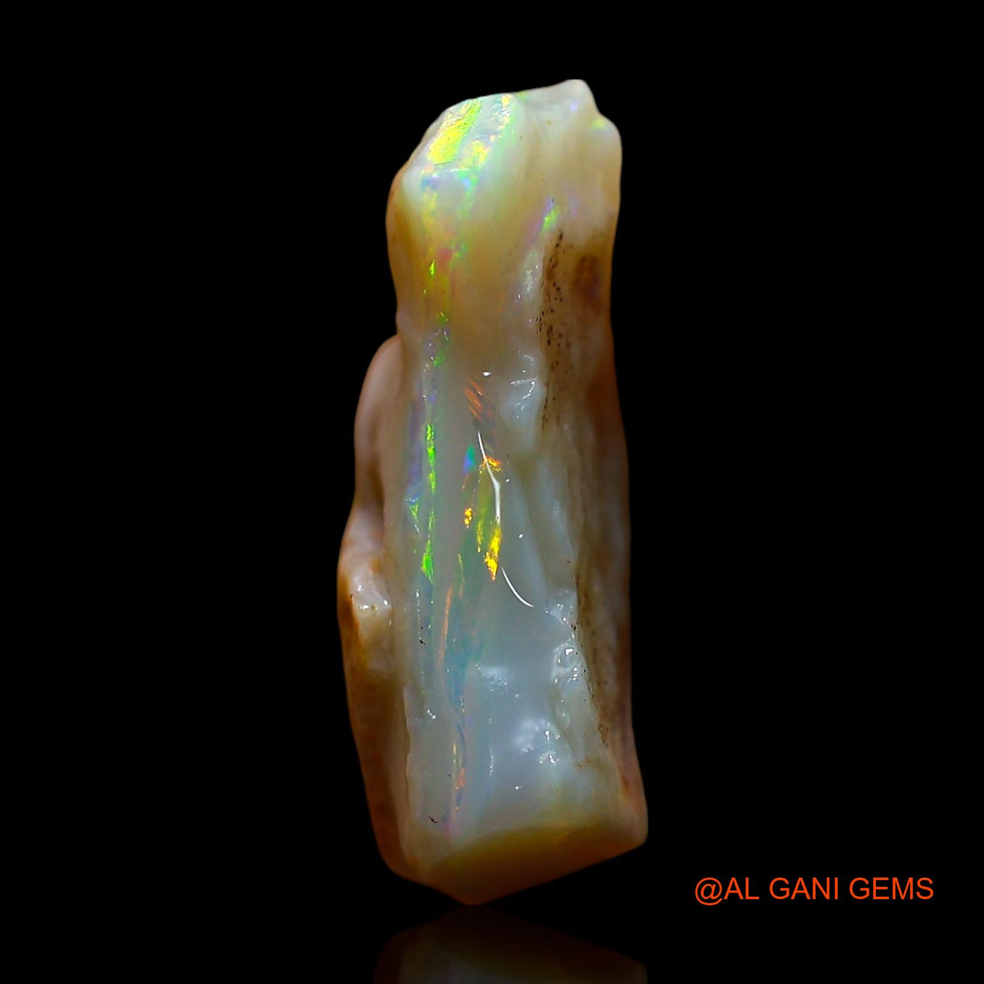 10.00 Cts Natural Australian Fire Opal Fancy Rough Loose Gemstone For Jewelry 21x13x7 mm RE-422